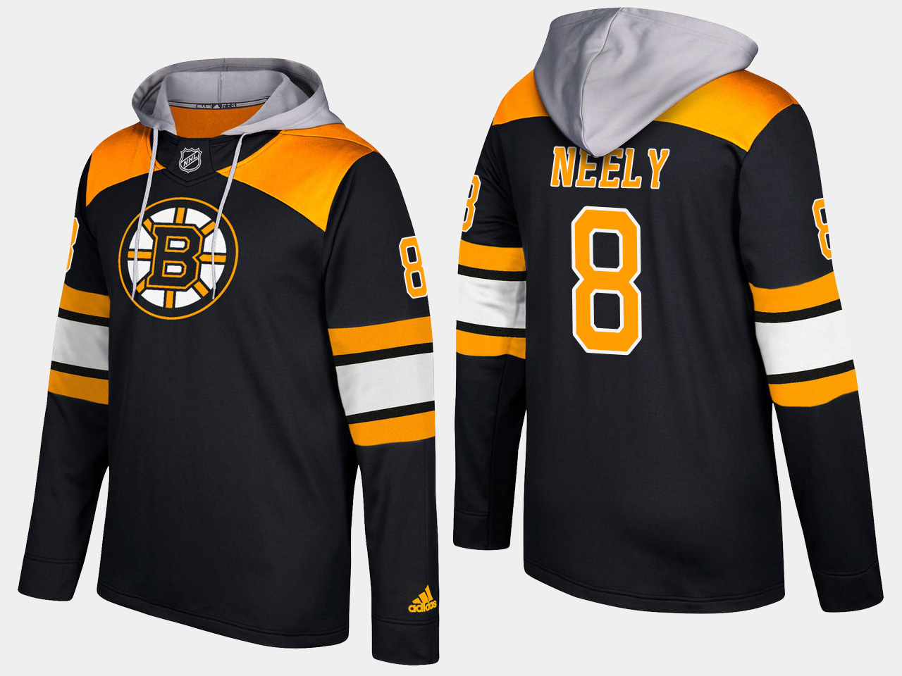 Men NHL Boston bruins retired 8 cam neely black hoodie